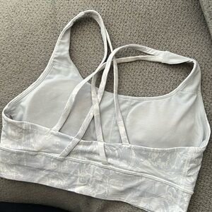 lululemon Energy Longline Bra Medium Support, B-D Cups used Size 8